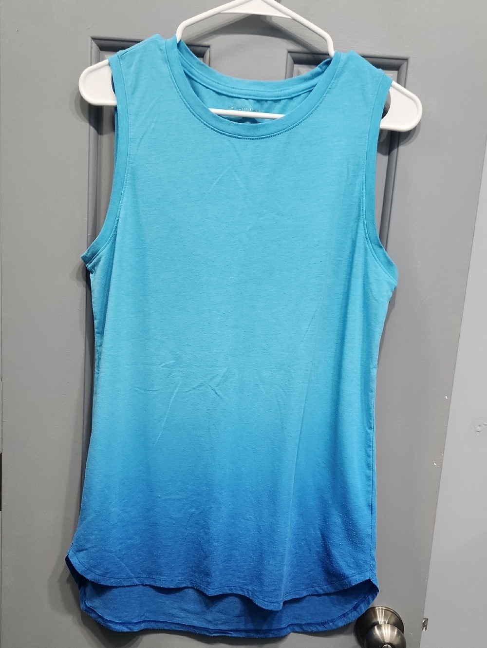 Tek Gear Blue Ombre Long Tank Top